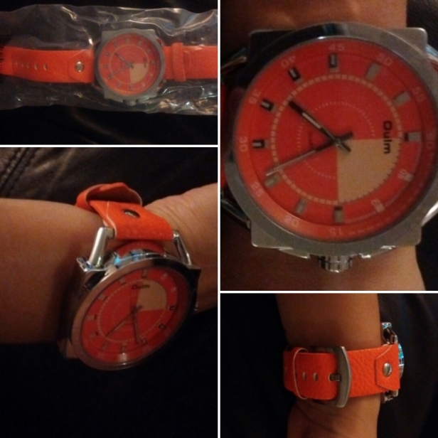 Orange watch